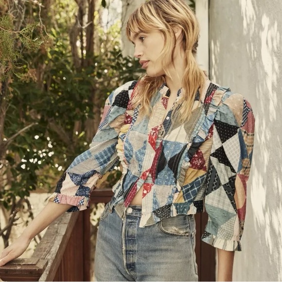 DOÉN Amadine Top (quarter length sleeves) size XS! - Picture 5 of 6